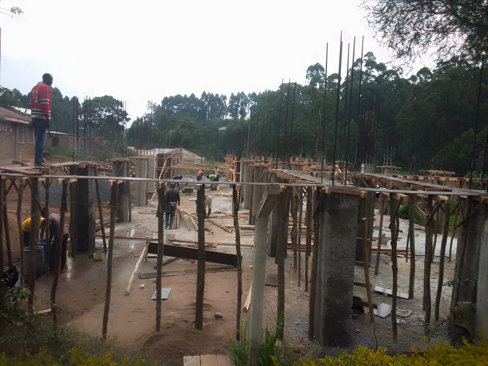 Nyamira West Field Hospital Construction site